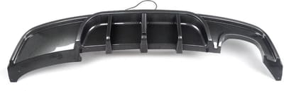 Bumper Diffuser Carbon look - Passend voor BMW 1 Serie E82 Coupe 135i M Sport, Carbon Look en Achterdiffuser Bumper Deluxe