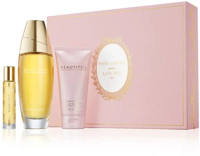 Estée Lauder Beautiful Laduree Paris Set Beautiful Memories Fragrance Set - Eau de Parfum Spray 75ml + Body Lotion 75ml + EDP 10ml