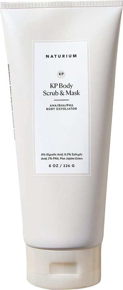 Naturium KP Body Scrub & Masker - Keratosis Pilaris - AHA/BHA/PHA - Lichaamsscrub - Douchescrub & Exfoliator voor de huid - 226gr