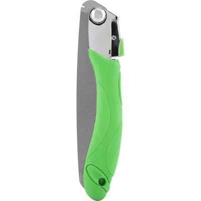 Mini scie de camping pliante portative coupe bois arbre jardin scies à main pour le travail du bois(210mm) green