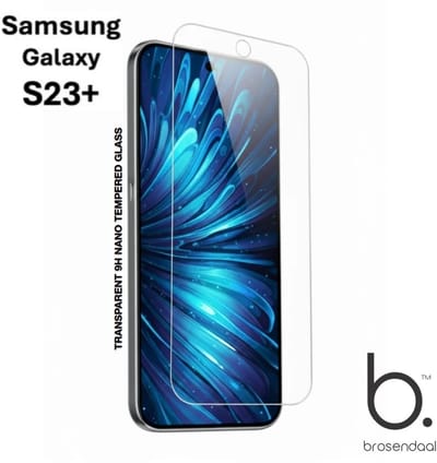 Brosendaal Screenprotector geschikt voor Samsung Galaxy S23+ - 9H Nano Coating - Ultradun - Maximaal Kras- en Valbestendig