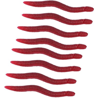 Leurre de pêche 4cm Insectes souples Ver de terre artificiel Appât de mer Appâts vers de sang Appâts artificiels 200pcs