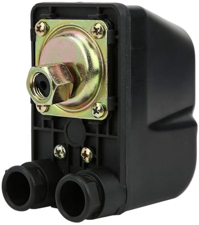 Waterdrukschakelaar - Pompschakelaar - Automatische Waterpomp - Volledig Geautomatiseerd - ZG1/4 G1/4 - Zwart