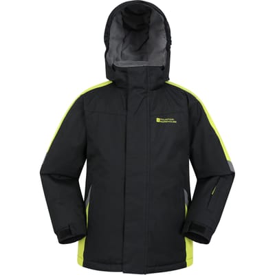 Mountain Warehouse Raptor sneeuwski jas voor kinderen/Kinderen (Jet Zwart)