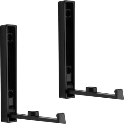 SOTECH 2 stuks Vouwhaken VALVO zwart mat 120 x 16 x 15 mm opbouw jashaken uit de BlackLine collectie