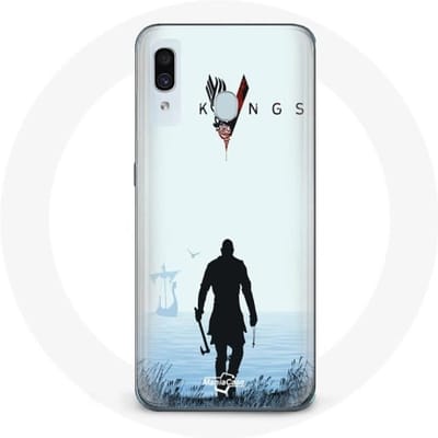 Coque pour Samsung Galaxy A40 Vikings Série Saison 6 Ragnar Lothbrok La Bande Annonce 2022