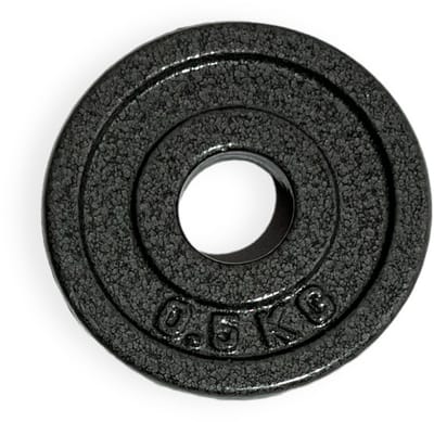 Padisport halterschijf 0.5 kg - gewichten schijven - gewichtjes 0,5 kg - gewichten 0,5 kg - halterschijven 25 mm - gewicht schijven - gewicht platen - halterschijf 0.5 kg - gewichtschijven