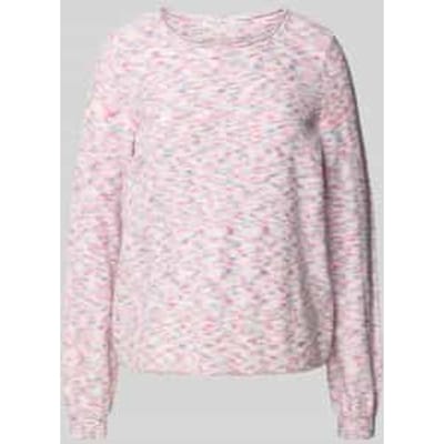 Gebreide pullover met ronde hals