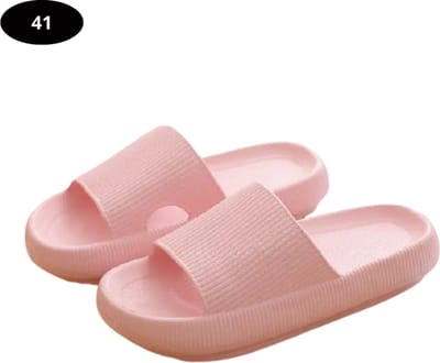 Livano Badslippers Dames & Heren - Comfortabel - Flip Flops - Sauna - Zomer - Roze - Maat 41