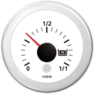 VDO VLW Vuilwater Level 0-1/2-1/1 RW 52mm