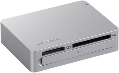 Kaartlezer - Geheugenkaart adapter - Snelle dataoverdracht - USB 3.0 snelheid - 47 x 61 cm - Zilver
