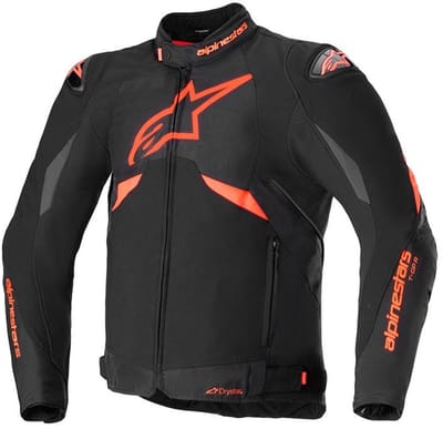 Alpinestars T-GP R V3 Drystar Jas Zwart Rood Fluo Wit - Jas