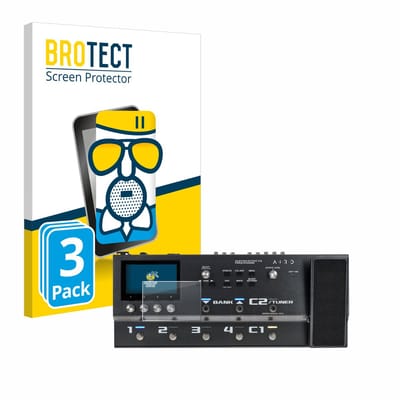 BROTECT - Screenprotector voor Boss GX-100 - Folie Beschermfolie Beschermglas matte 3 Stuks