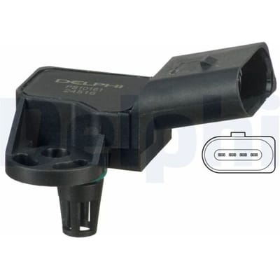 Sensor, inlaatspruitstukdruk DELPHI PS10161