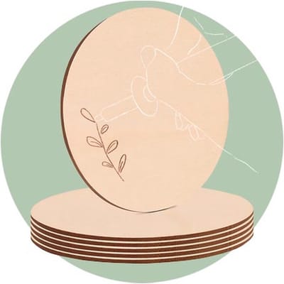 Onbewerkte Ronde Cirkels - 20 cm - Standaard Natuurlijk Blank Houten Schijven - CD’s Schijven - Voor Hobby, Aankondiging, Huisdecoratie Ornamenten, Houtbranden