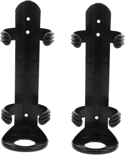 Brandblusser Rek - Brandblusser Houder - Veiligheid Voertuig - Stevige Bevestiging - 2 Stuks 21cm - Zwart