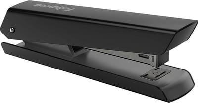 Klassieke desktop nietmachine voor kantoor en thuis, 20 vel capaciteit, zwart