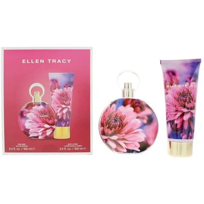 Ensemble Ellen Tracy: Dream Florals Marguerite Rose, Hydratant, Lait pour le Corps, 100 ml + Dream Florals Margueritte Rose, Eau De Parfum, Pour Femmes, 100 ml