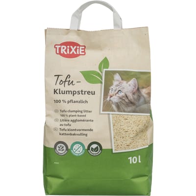 Trixie Tofu Kattenbakvulling 4.5kg - Plantaardig, Stofarm en Absorberend - Biologisch Afbreekbaar