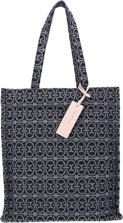COCCINELLE Schoudertas Never Without B. Monog. Den Handbag Denim Jacquard Mul. M. Blu / M. Blu Veelkleurig