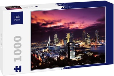 Puzzel Rotterdam - Stadsgezicht Puzzel - Ontspanning Thuis - 1000 Stukjes - 68x48cm