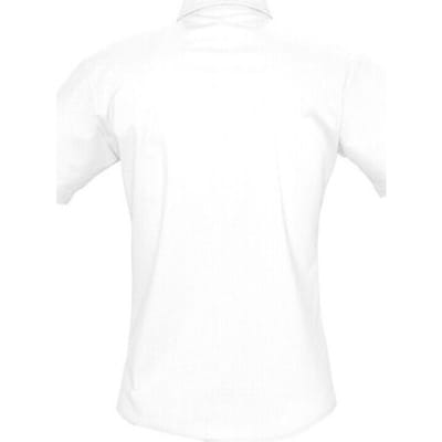 Overhemd Sols ELITE - Dames Oxford-shirt met korte mouwen, gemaakt van katoen