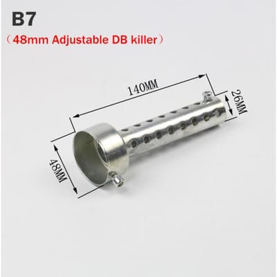 35mm 42mm 45mm 48mm 51mm 60mm moto silencieux d'échappement catalyseur DB tueur silencieux bruit éliminateur pour Akrapovic pour SC