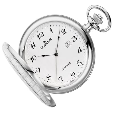 Dugena - 4460636 - Zakhorloge Savonette - Kwarts