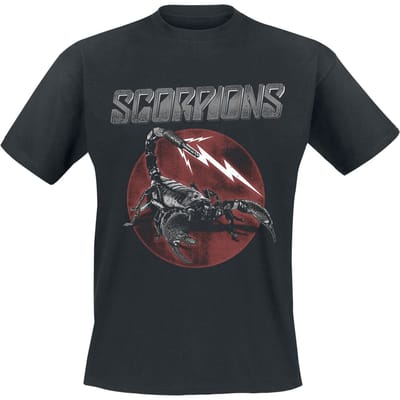 Scorpions T-shirt - 7 Jack Plug - S tot 3XL - voor Mannen - zwart