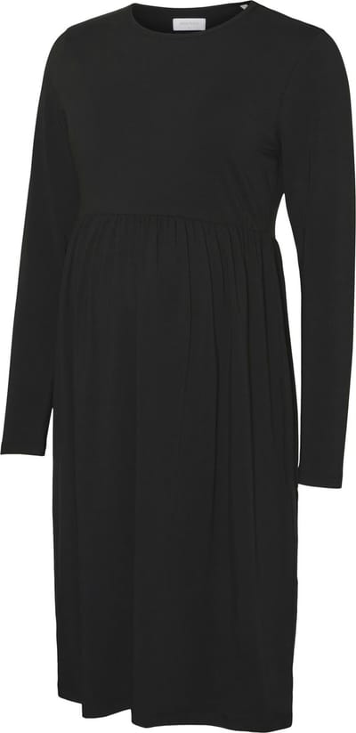 MAMALICIOUS - MLMIA LS JRS ABK SKATER DRESS A. E. NOOS - Dames - Mini jurken