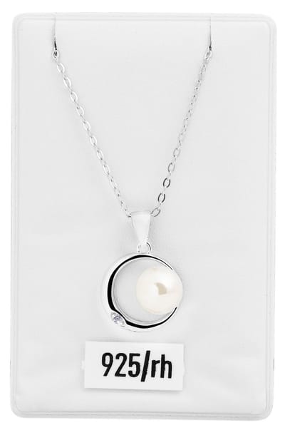 AKZENT Akzent damesketting met hanger "Marit" uit 925 Sterlingzilver, gerhodineerd, duurzaam