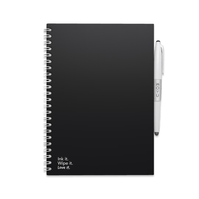 Erasable Notebook A5 - Pitch Black - Softcover / A5
