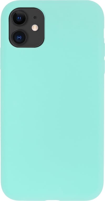 BMAX Siliconen hard case hoesje geschikt voor Apple iPhone 11 / Hard Cover / Beschermhoesje / Telefoonhoesje / Hard case / Telefoonbescherming - Zeeblauw