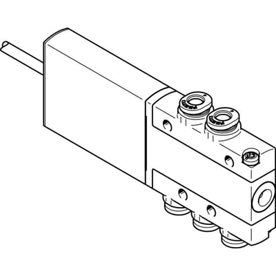 Festo 5/2 Monostabiel Lucht Magneetventiel QS-4 90l/min -0,9 - 8bar/-13 - 116psi - 525119