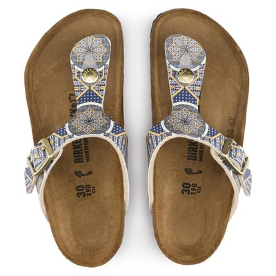 Birkenstock Gizeh oriental mosaic  narrow sandalen meisjes (S)