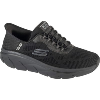 Skechers D'Lux Walker 2.0 Hands-Free Slip-Ins heren sneaker - Zwart zwart - Maat 41