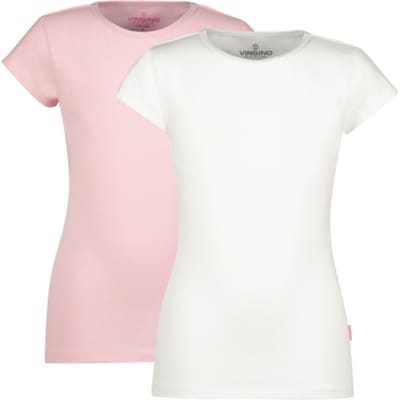 Vingino T-shirt (2-pack) Multicolor Pink Taglia: XS | T-shirt Outlet | kids | Rosa