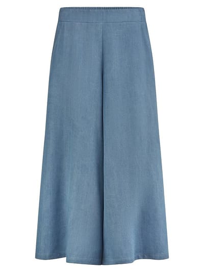 Wide Fit-broek Van Peter Hahn denim