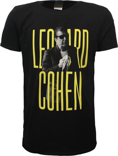 Leonard Cohen Banana T-Shirt - Officiële Merchandise - XXL