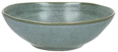 Pomax Néboa Saladekom - Steengoed - Ø 20 cm - Grijsblauw - Kom voor Salade, Snacks & Serveren