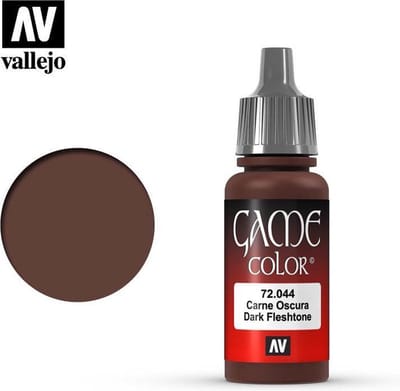Vallejo Hobbyverf Acrylverf - 72044 Game Color - Dark Fleshtone - Acryl - Verf flesje - 18 ml