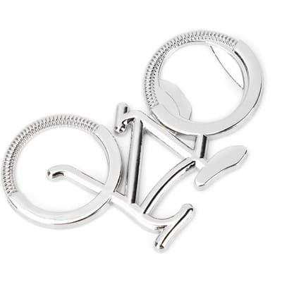 Metalen Fiets Bierflesopener Huwelijksbedankjes Feestcadeau white