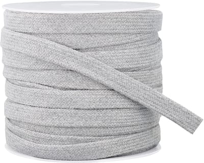 Dailygoods- Trekkoord 25m - Dubbellaags Katoen - 11mm Breed - Duurzaam Alternatief - Voor Kledingstuk Accessoires - Zacht Materiaal - Koord