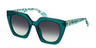 Just Cavalli SJC088V Verde trasparente lucido 53/21/140 WOMAN Zonnebrillen