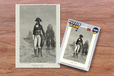 Puzzel Illustratie van Napoleon Bonaparte op een antieke weergave - Legpuzzel - Puzzel 1000 stukjes volwassenen