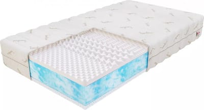 FDM® MARINA Matras 140x200 cm - Hoogte 21 cm H3 - Koudschuim Matrassen - Dubbelzijdig - 7 zones - Öko-Tex