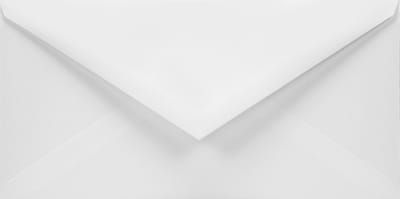 Gladde witte enveloppen DL - 110 x 220 mm - 25 stuks - NK natgelijmde - 120 gram - Z-Bond - Netuno