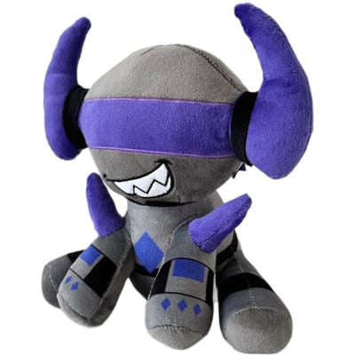 Kawaii Phighting Gebroken Pluche Speelgoed Spel Fans Cadeau voor Kinderen Halloween Kerst Decoratie Zacht Knuffeldier 19cm blue