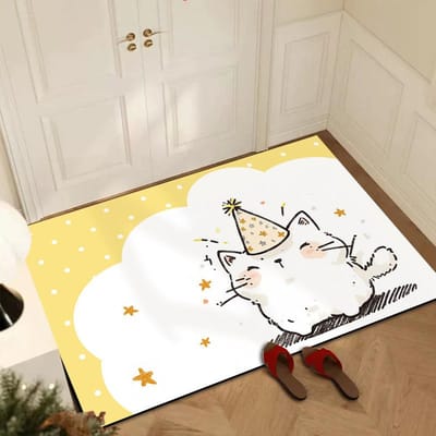 Schattige Badkamer Diatomeeënaarde Huishoudelijk Absorberend Voetmat Mat Toiletmat Was Water Tussen De Mat Absorberend Antislip 40 * 60CM diatom mud