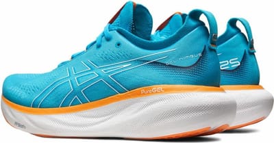 Running Shoes for Adults Asics Gel-Nimbus 25 Blue Aquamarine